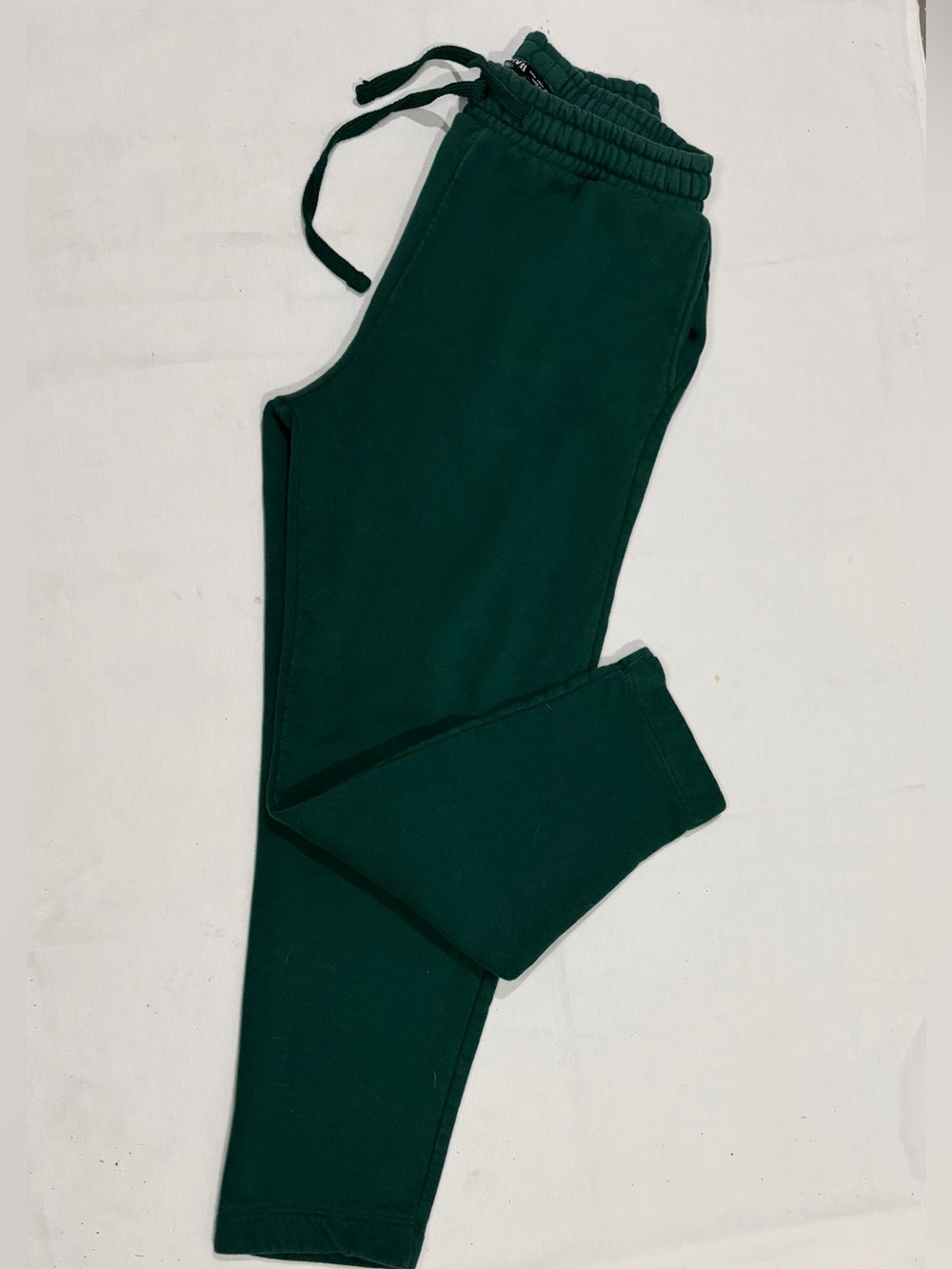 Zara Women's Dark Green Drawstring Jeggings
